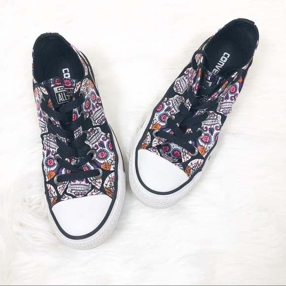 day of the dead converse shoes